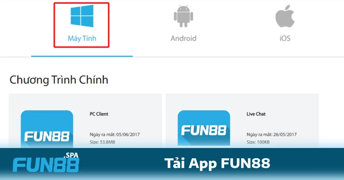 trang chủ 31 Các bước tải app Fun88 cho cược thủ online