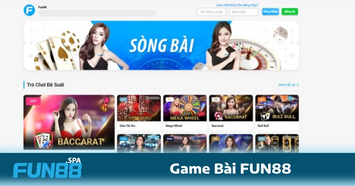 Game Bài Fun88 1 Game bài FUN88 – Đấu trí đổi thưởng, sân chơi của dân chơi bài thực thụ