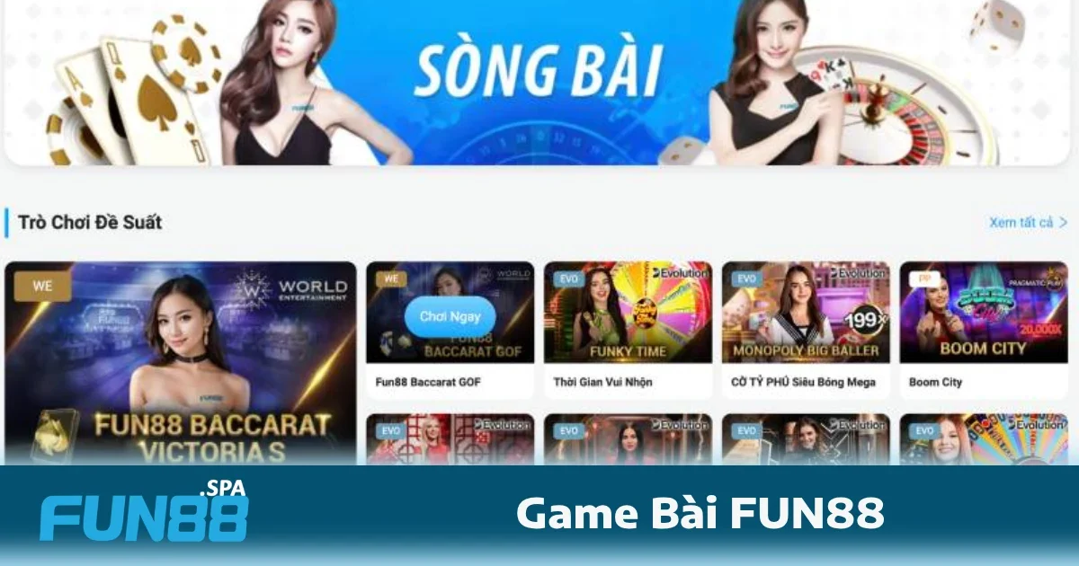 Game Bài Fun88 2 Những game bài FUN88 không chỉ đa dạng về luật chơi, mà còn có các chế độ chơi khác nhau