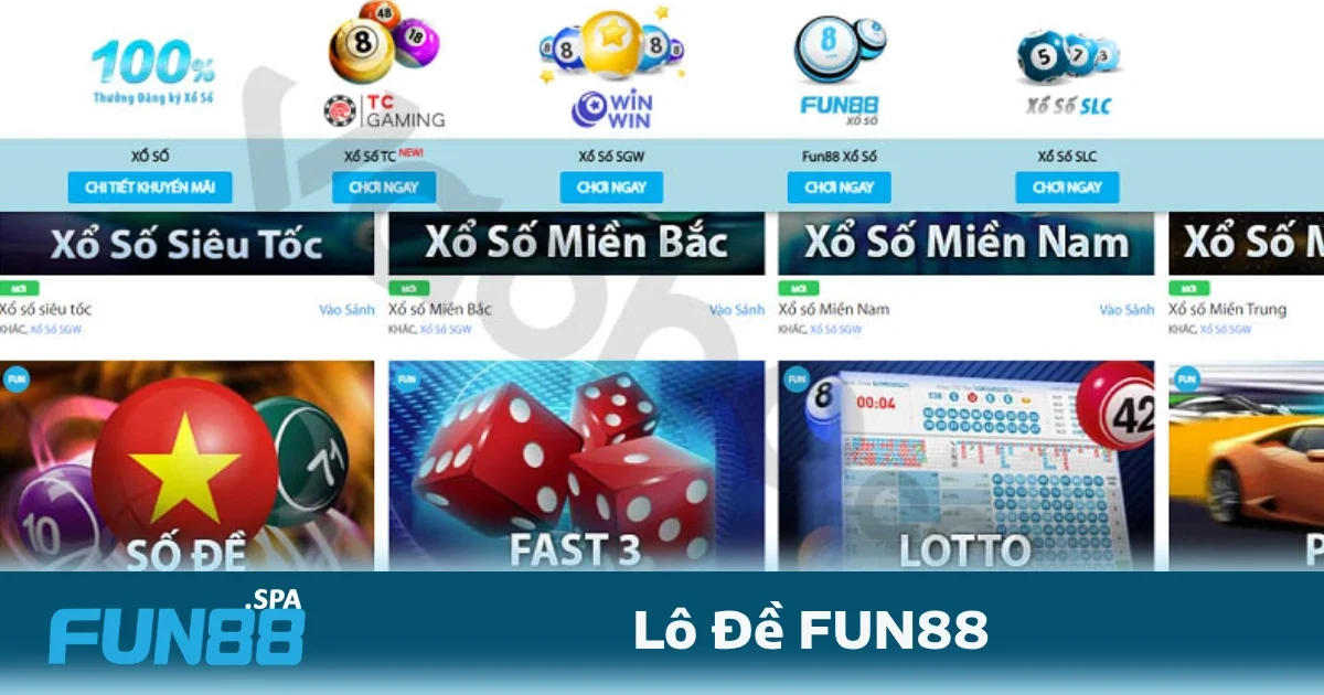 Lô đề online tại FUN88 mang đến nhiều tiện ích vượt trội so với cách chơi truyền thống offline.