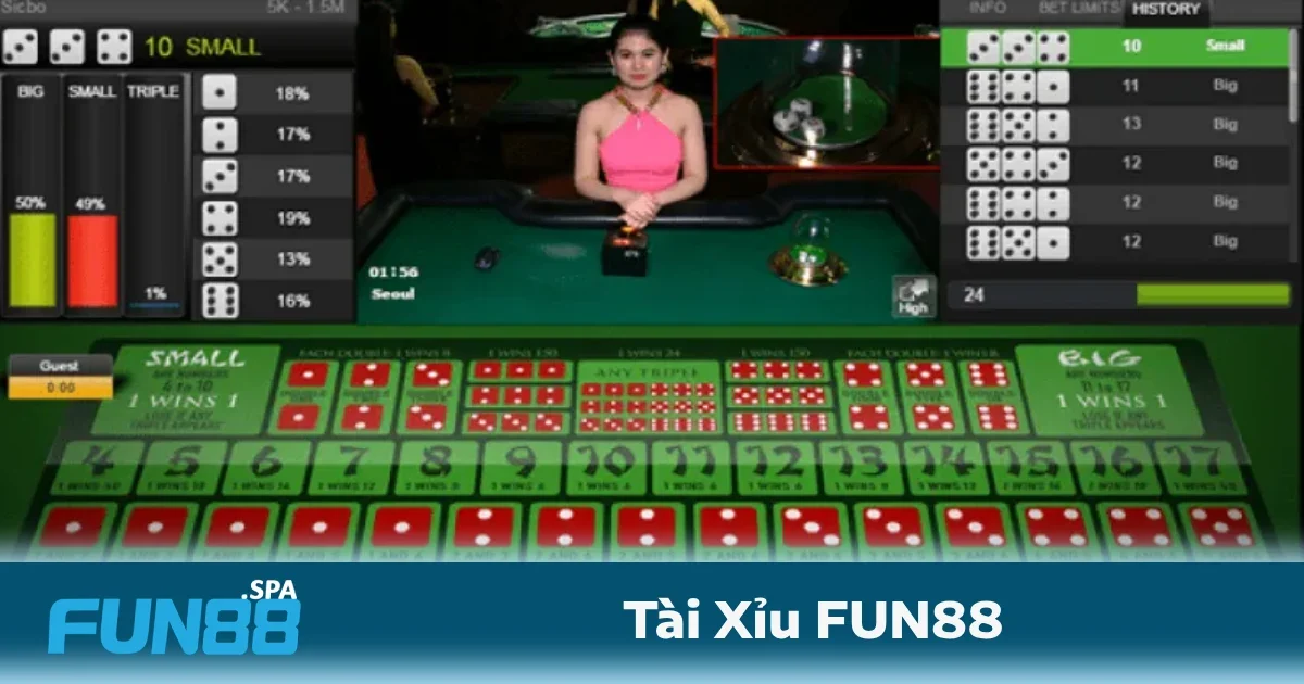 Tài Xỉu Fun88 4 Chơi tài xỉu FUN88 đem lại nhiều lợi ích vượt trội so với các nền tảng khác